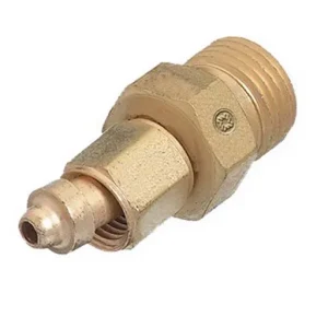 Western Brass Hose Adapter – Male to Female Adapter – 3/8-24 in x 9/16-18 in – 1.25 in