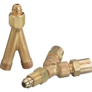 Western Brass Hose Y-Connector – 1/4 in | 111-5