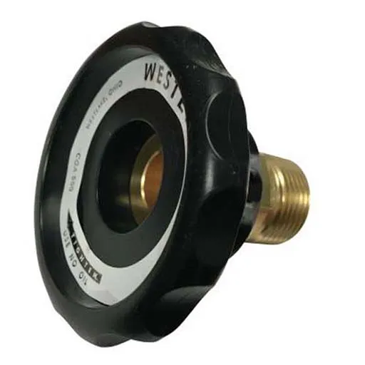 Western Handtight Nut – CGA-580 – Argon – Helium – Nitrogen | 692P