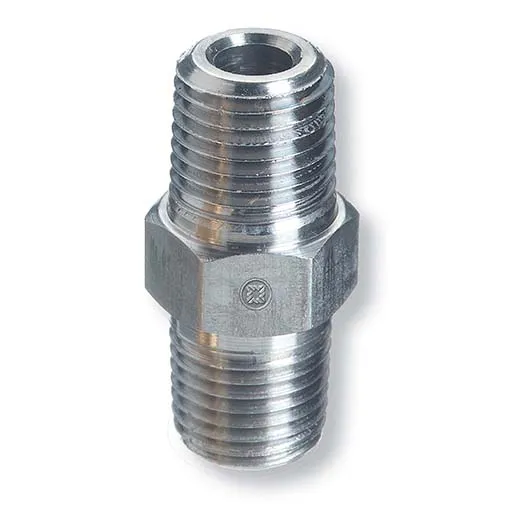 Western Male NPT SS Hex Pipe Nipple – 1/4 in | B-4SS