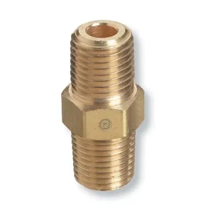 Western Brass Pipe Nipple – 1/2 in – Male Hex Nipple – 1.875 in | B-8HP