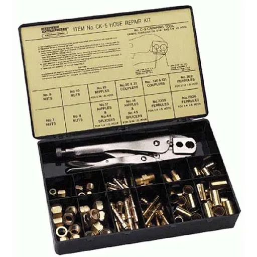 Western Hose Repair Kit – 3/16 in – 1/4 in – 3/8 in – 3/8-24 in – 9/16-18 in | CK-3