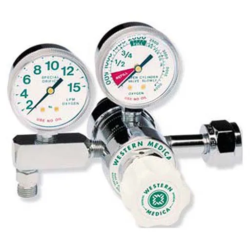 Western Gas Regulator – 4000 psi – 100 psi – CGA-500 – DISS 1020 | M2-500-PG