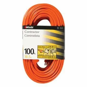 Woods Extension Cord – 100 ft – 12/3 AWG | 860-530